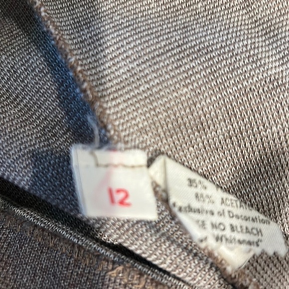 VINTAGE PANT SUIT! Susan Thomas Jacket and wide leg pants with belt size 12 - Picture 15 of 16